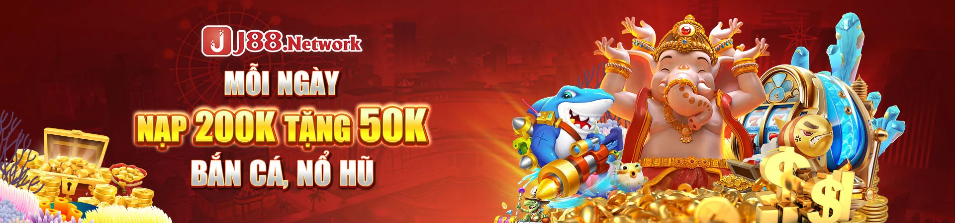 Hình ảnh banner Slot Games với jackpot khủng tại j88vip2 nhà cái